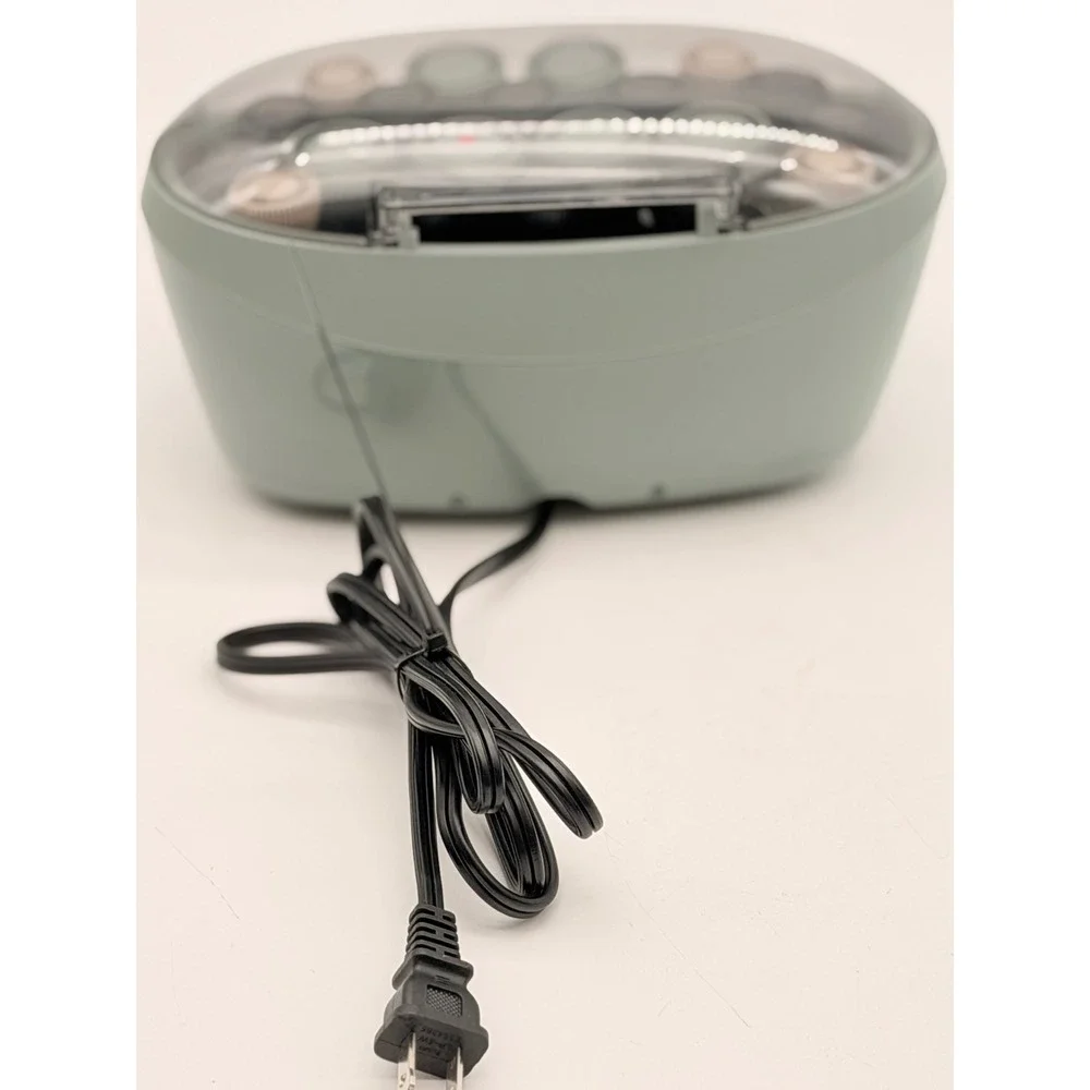 Remington Ionic Ceramic Hot Roller Set Sage Green 20 Rollers with Pins H9100